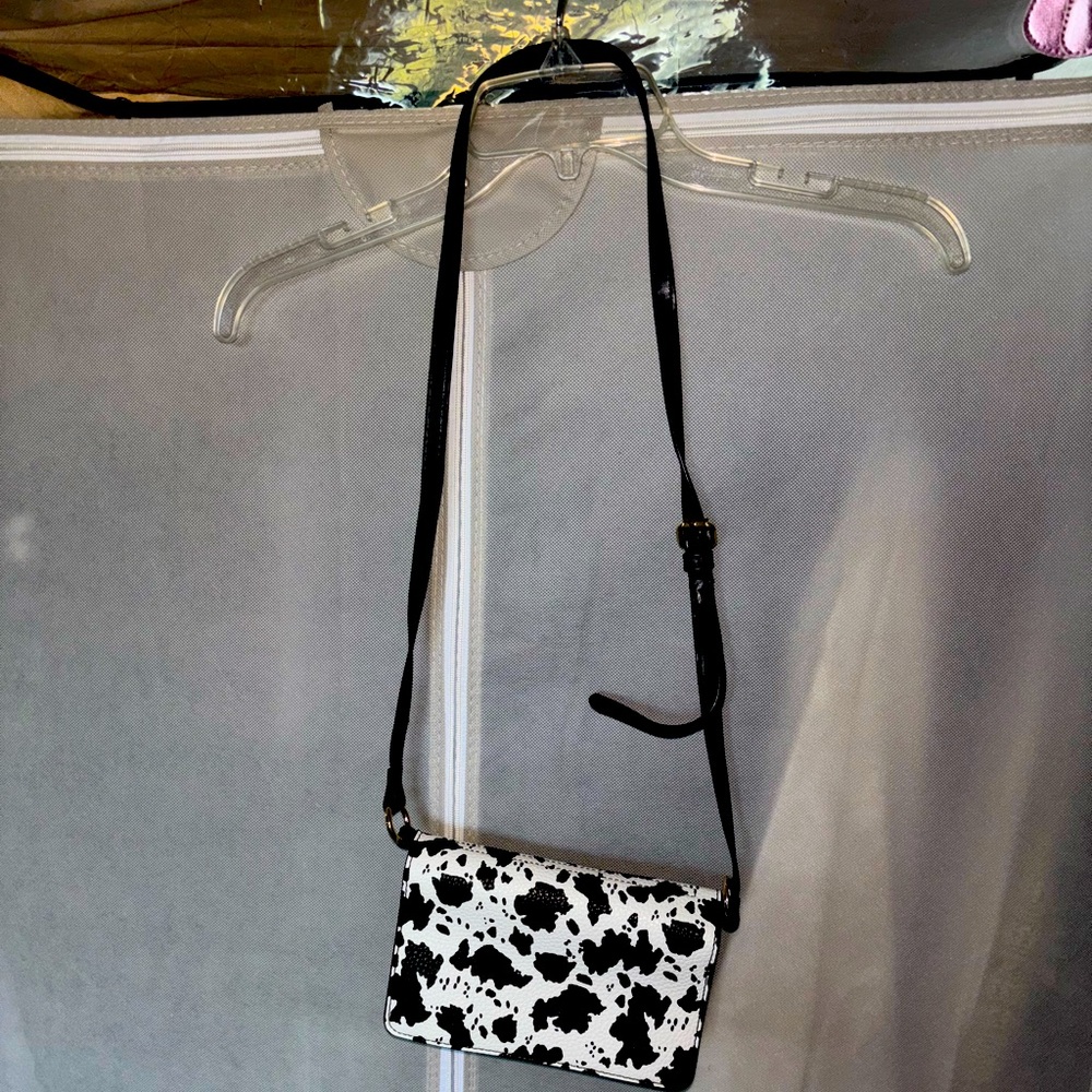 Small Cowprint Clutch Bag